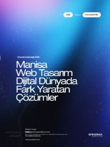 Manisa profesyonel web tasarım, kurumsal yazılım ve dijital pazarlama