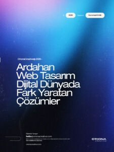 Ardahan profesyonel web tasarım, e-ticaret ve dijital pazarlama ajansı