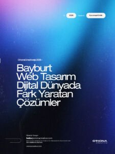 Bayburt profesyonel web tasarım, e-ticaret ve dijital pazarlama ajansı