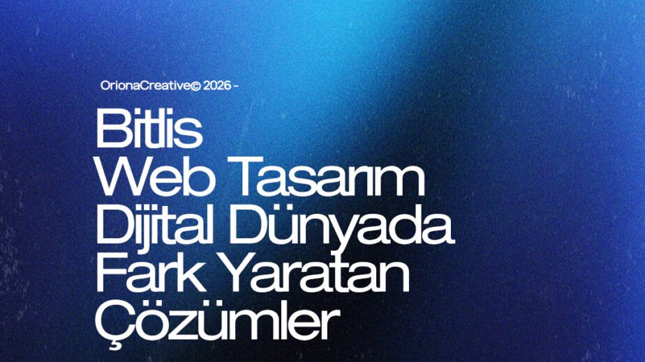 Bitlis web tasarım ve yerel dijital çözümler