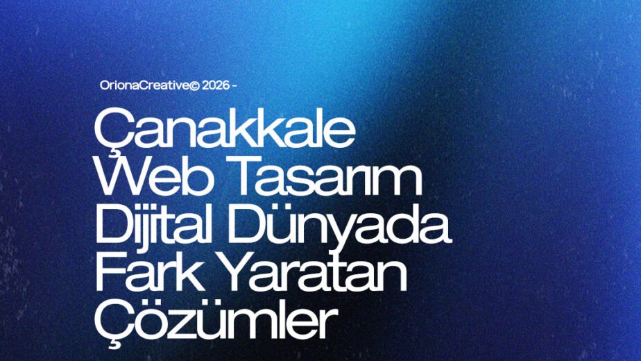Çanakkale web tasarım ve yerel dijital çözümler