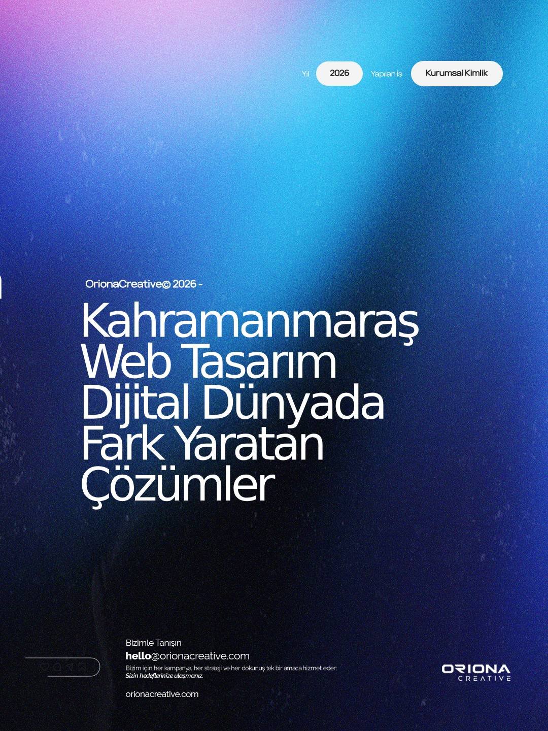 Kahramanmaraş profesyonel logo tasarımı, kurumsal kimlik ve marka danışmanlığı