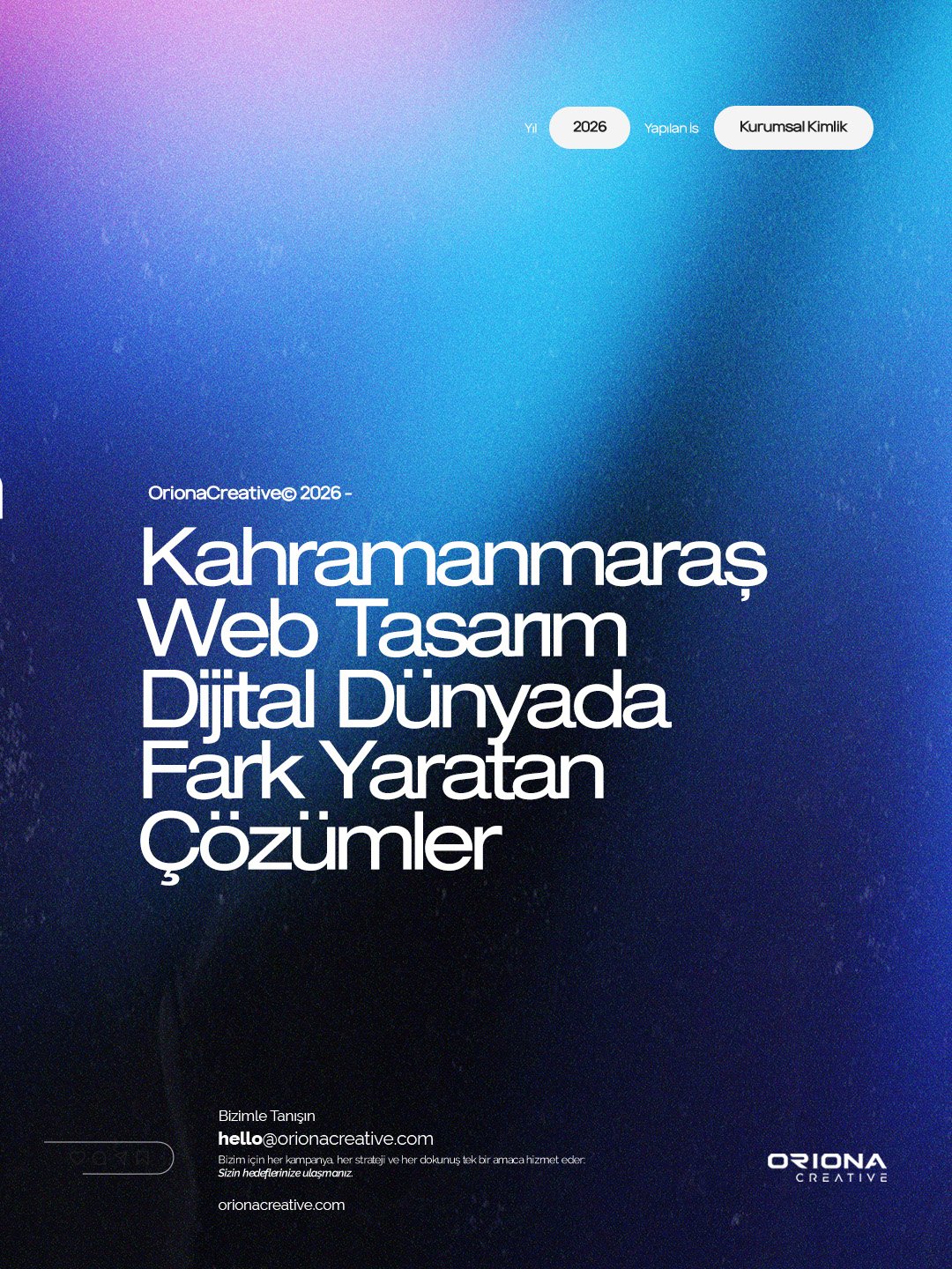 Kahramanmaraş profesyonel web tasarım, kurumsal yazılım ve dijital pazarlama ajansı