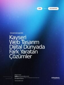 Kayseri profesyonel web tasarım, kurumsal yazılım ve e-ticaret