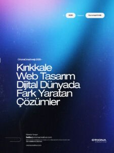Kırıkkale profesyonel web tasarım, kurumsal yazılım ve dijital pazarlama ajansı