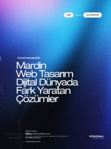 Mardin profesyonel web tasarım, kurumsal web sitesi ve dijital pazarlama ajansı