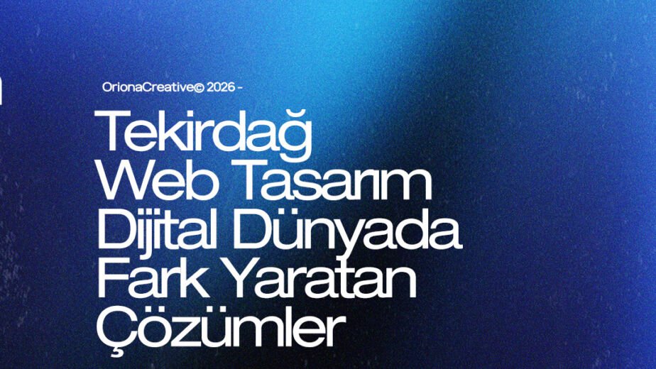 Tekirdağ profesyonel web tasarım, kurumsal yazılım ve dijital pazarlama ajansı